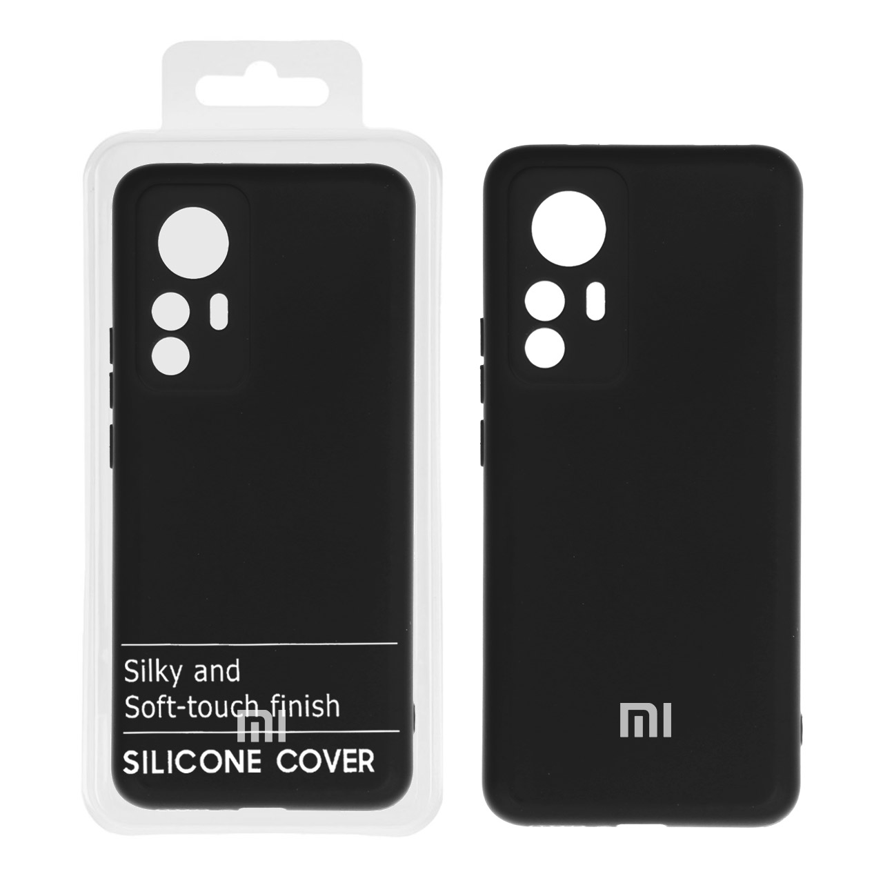 قاب نیو سیلیکون محافظ لنزدار RFF مدل Xiaomi Mi 12T / 12T Pro - مشکی کد 6 (پک دار)